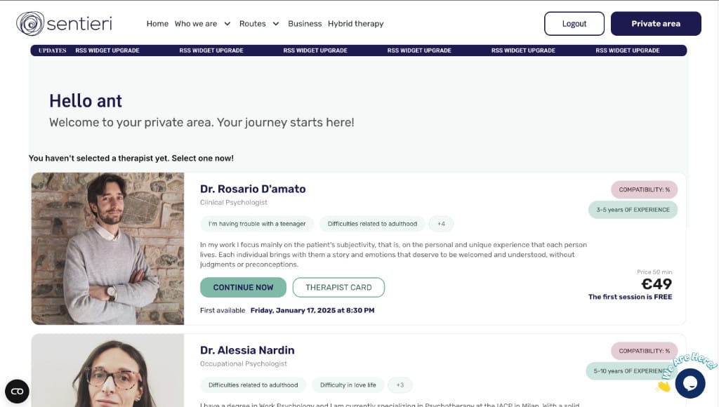 Sentieri screenshot 4